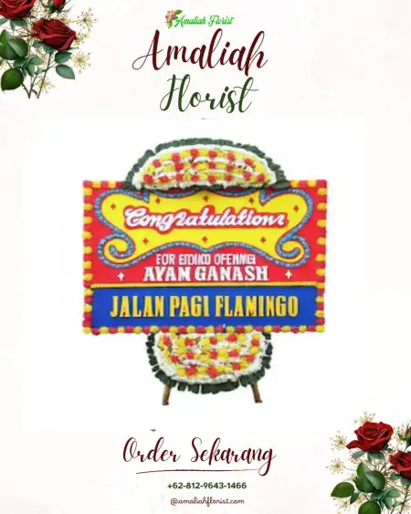 Sewa Papan Bunga Talang Kelapa